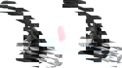 Pull-Action Latch Clamp: Horizontal, 7,500 lb, U-Hook, Flanged Base